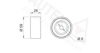 AUDI 054109479A Deflection/Guide Pulley, timing belt